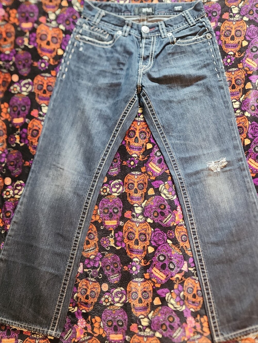 Mek Jeans Mens Tag Sz 31x34 Actual Sz 31x31.5 Boots Cut
